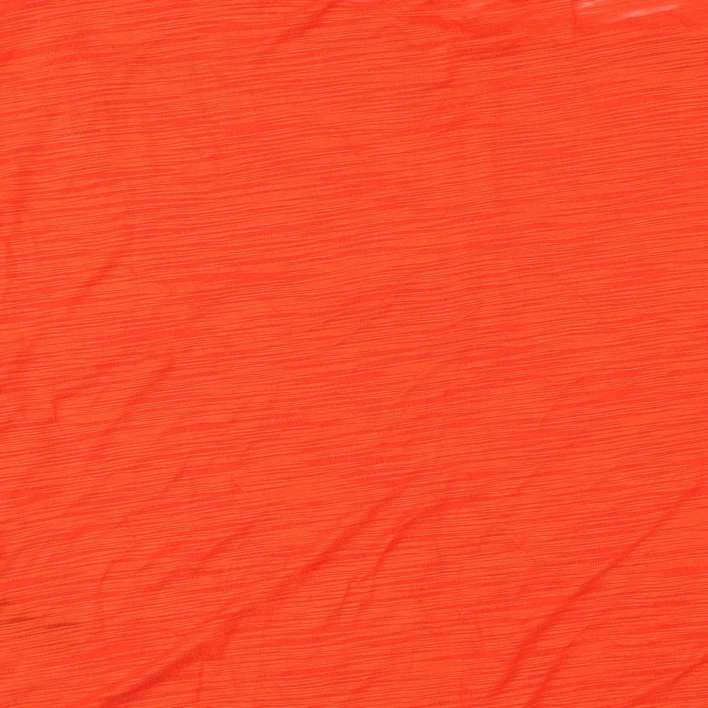 George Womens Orange Basic Polo Size 16 - LACE
