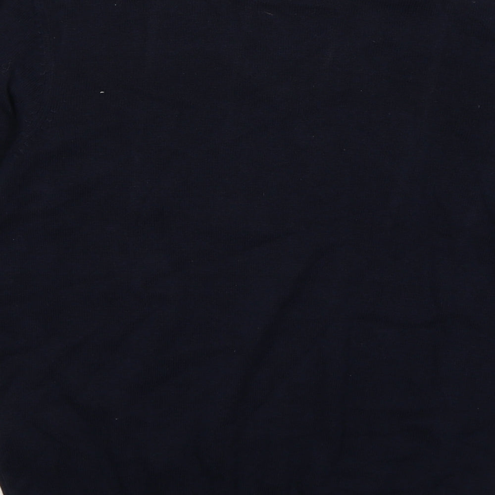 Debenhams Boys Blue Knit Pullover Jumper Size 9-10 Years - school wear