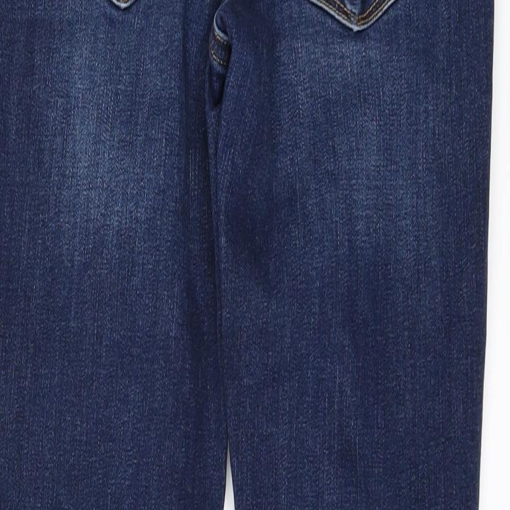 Gap Womens Blue Denim Skinny Jeans Size 26 L26 in - Frayed Hem