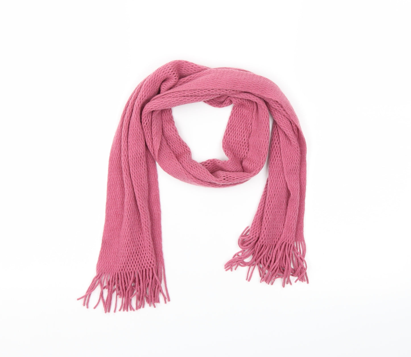 Preworn Womens Pink Scarf