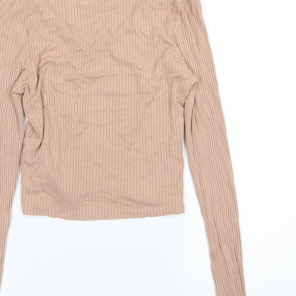 Topshop Womens Pink Knit Pullover Jumper Size 12