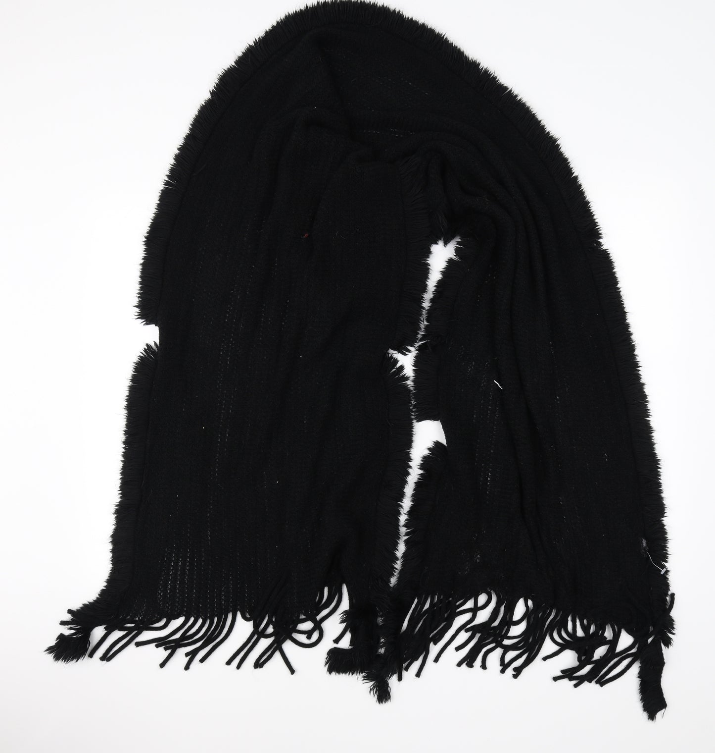 Preworn Womens Black Scarf