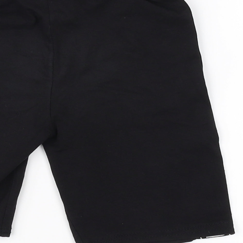Preworn Womens Black Sweat Shorts Size 4