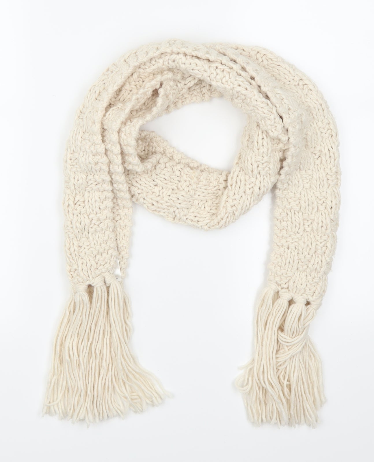 Preworn Womens Beige Scarf