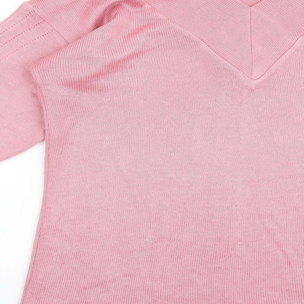 Imagination Womens Pink Pullover Jumper Size S