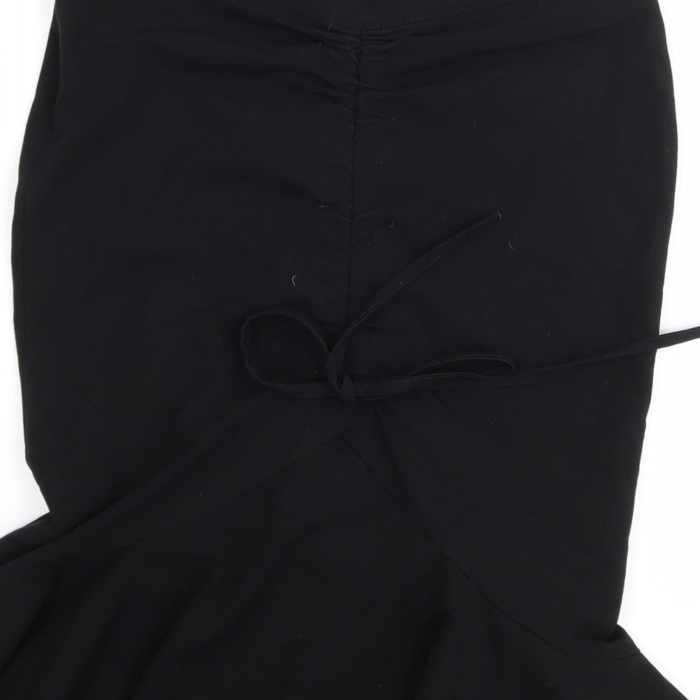 Ad Lib Womens Black Tulip Skirt Size 8