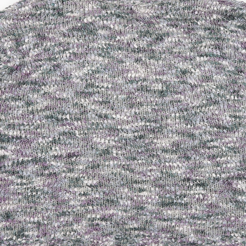 Preworn Womens Purple Knit Cardigan Jumper Size M