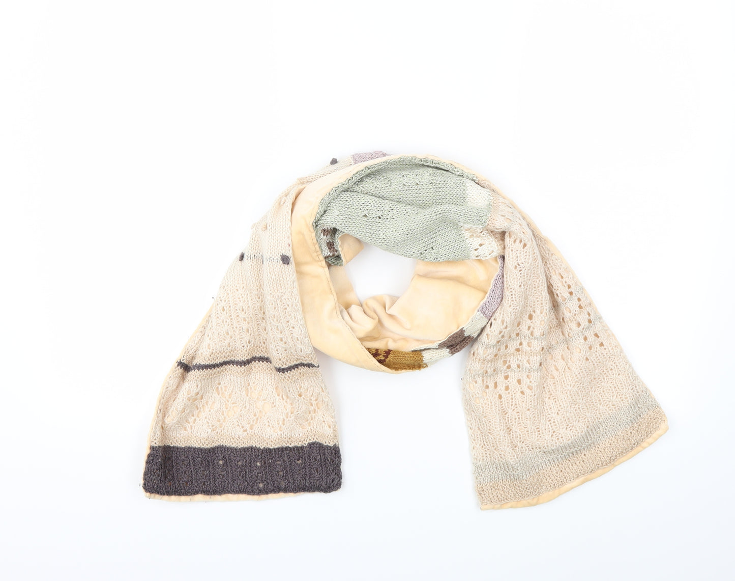 Preworn Womens Beige Scarf