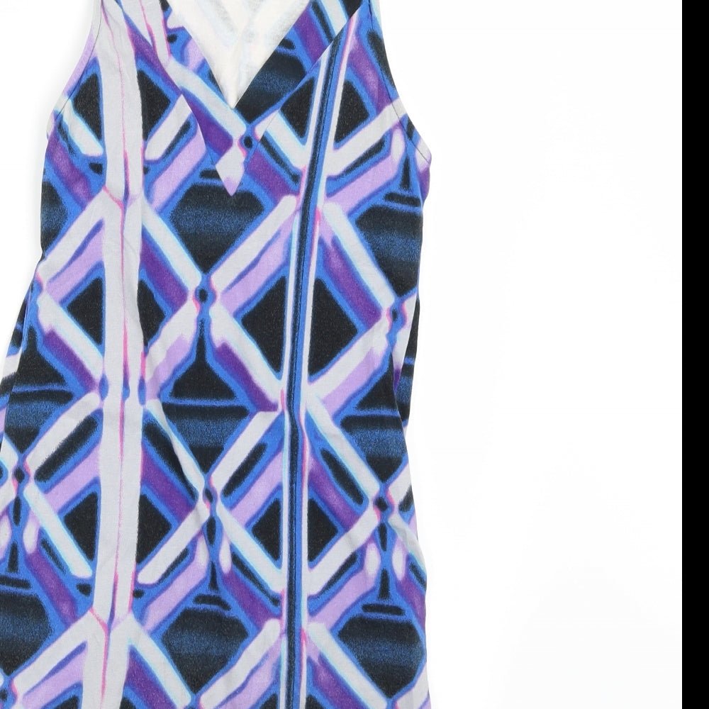 Topshop Womens Blue Basic Tank Size 8