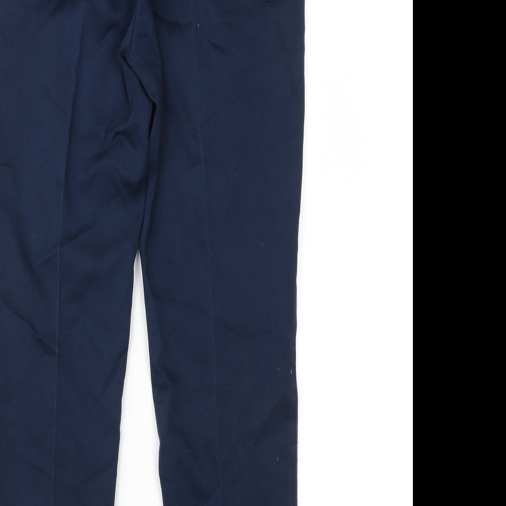 Marks and Spencer Womens Blue Trousers Size 8 L25 in