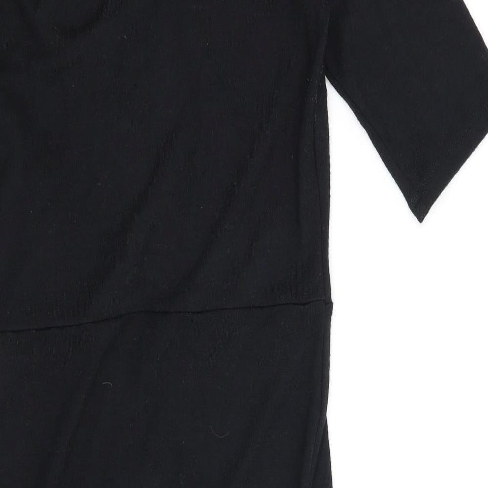 H&M Womens Black Jumper Dress Size XS