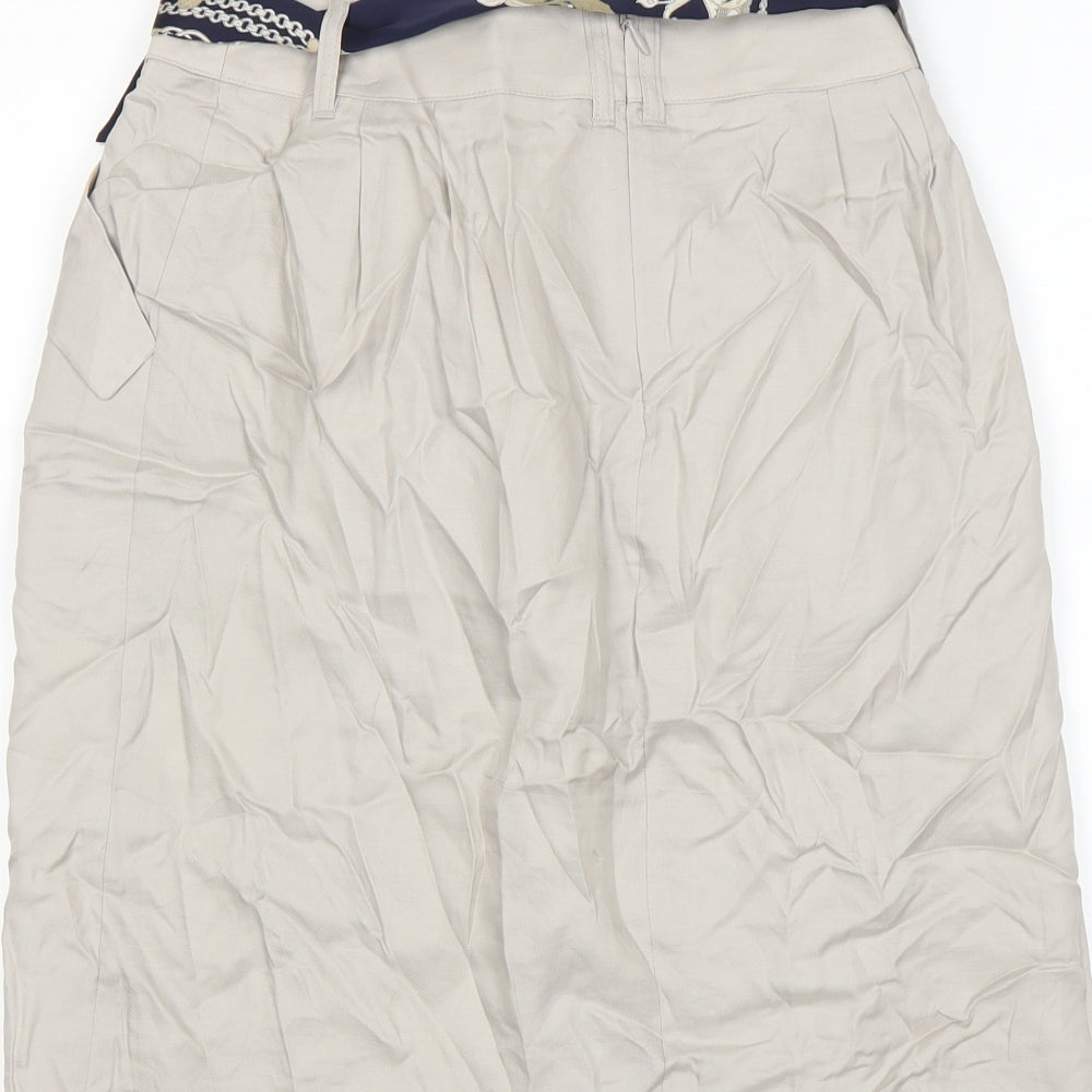 ketty Womens Beige A-Line Size 4