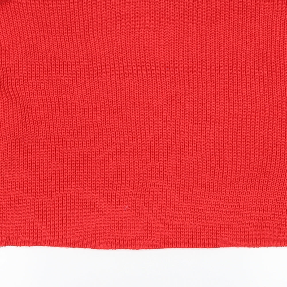 Marks and Spencer Womens Red Pullover Jumper Size M