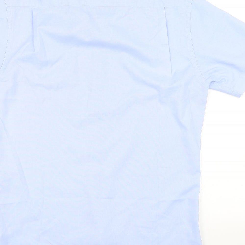Cedar Wood State Mens Blue Button-Up Size 15.5