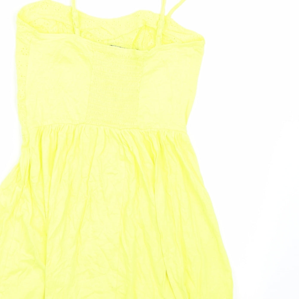Primark Womens Yellow Basic T-Shirt Size 10