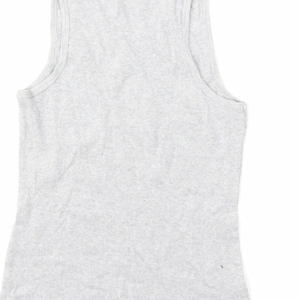 Proxy Womens Grey Basic Tank Size 12
