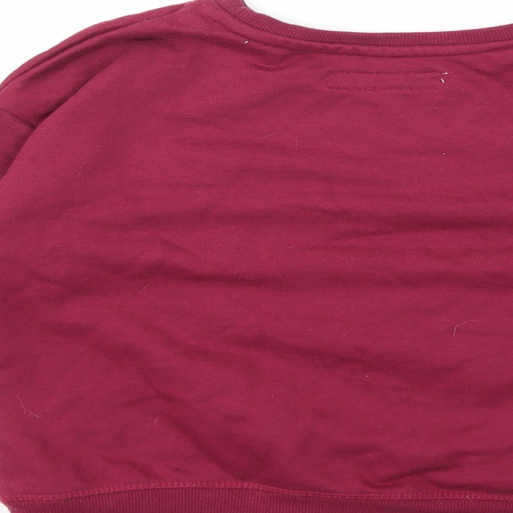 Primark Girls Red Pullover Sweatshirt Size 8 Years