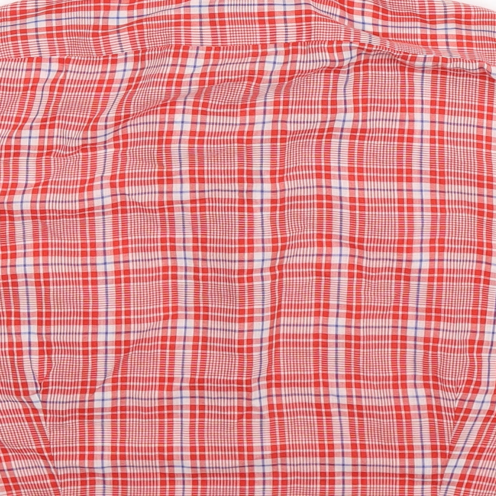 Loving youth Girls Red Check Basic Button-Up Size L