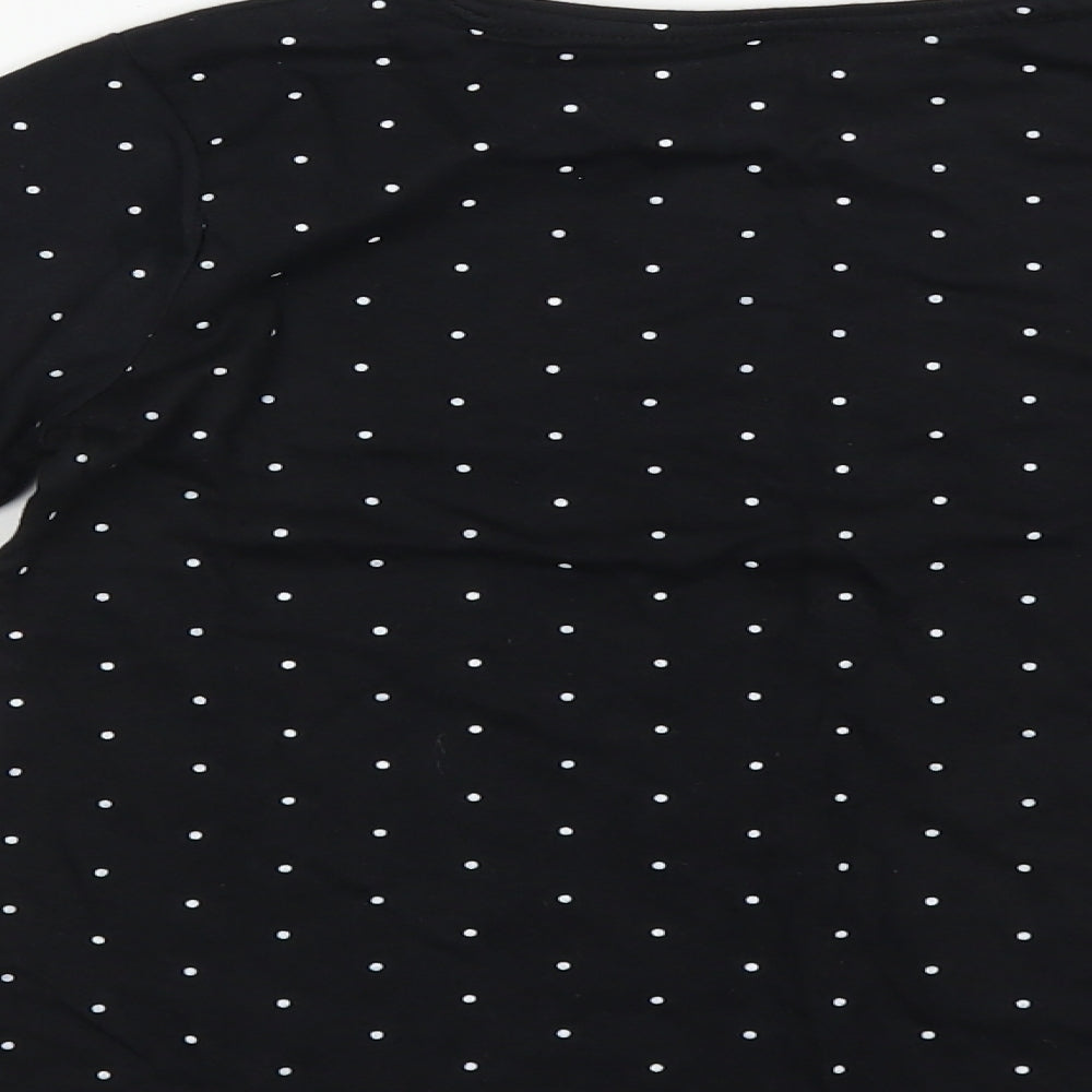 Primark Girls Black Spotted Top Pyjama Top Size 8-9 Years - Bonjour