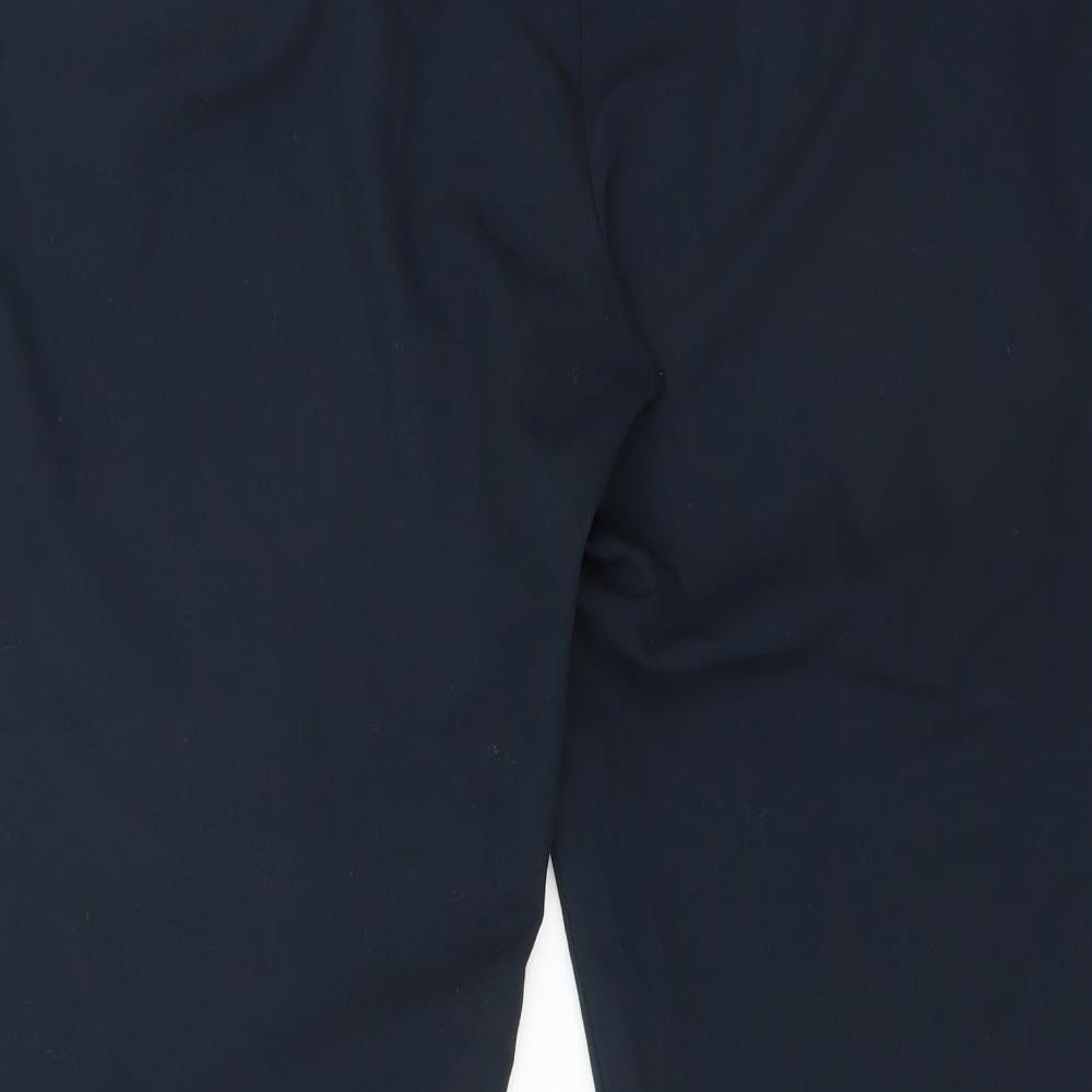 Primark Womens Blue Cropped Trousers Size 16 L25 in