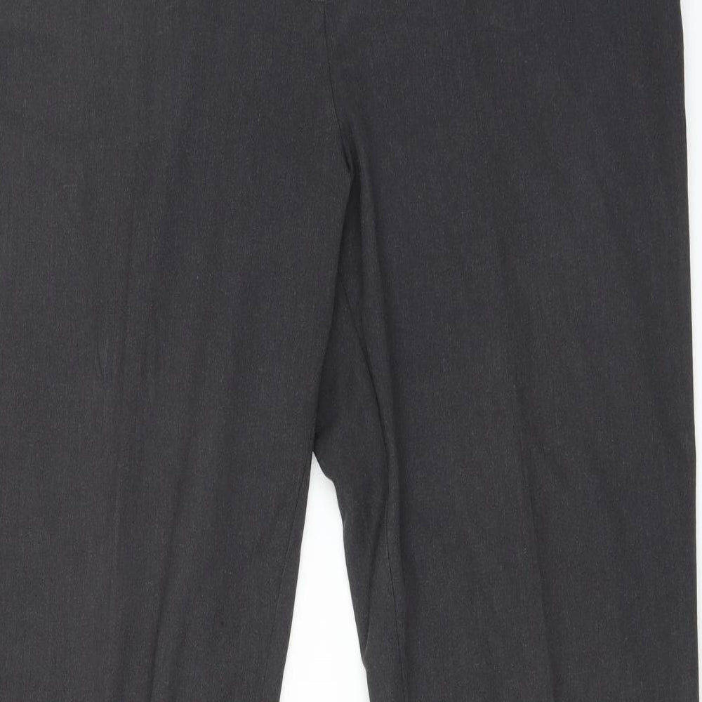 Marks and Spencer Womens Grey Trousers Size 16 L29 in