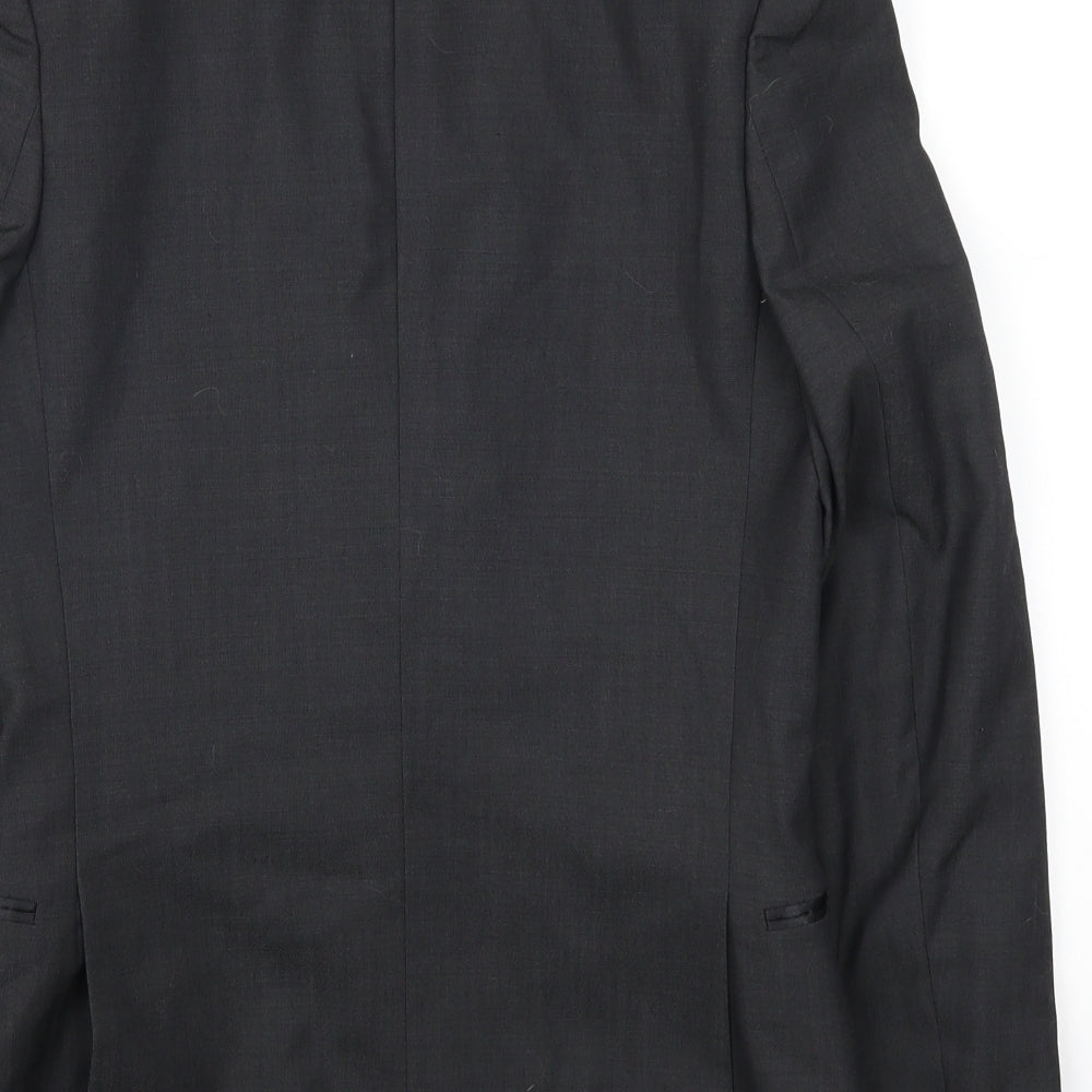 Topshop Mens Grey Jacket Suit Jacket Size 34