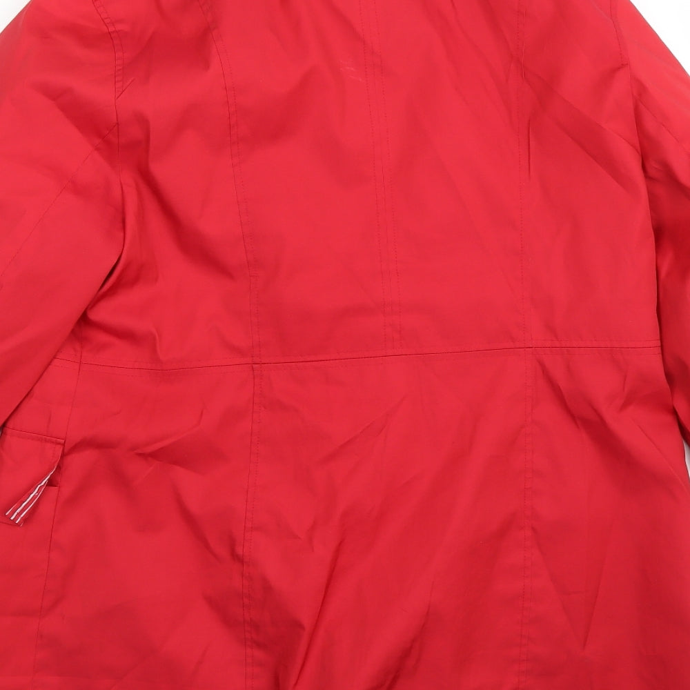 George Womens Red Jacket Coat Size 14