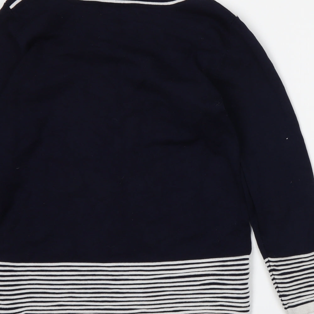 Roman Womens Blue Pullover Jumper Size 10