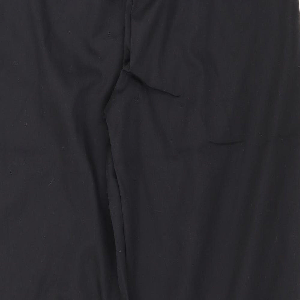 Preworn Womens Black Trousers Size 14 L29 in
