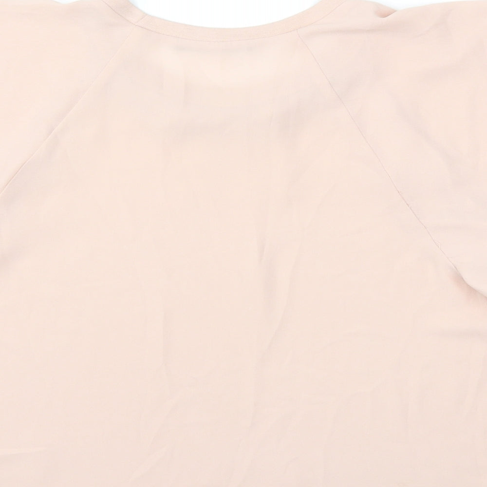 Atmosphere Womens Pink Basic Blouse Size 10