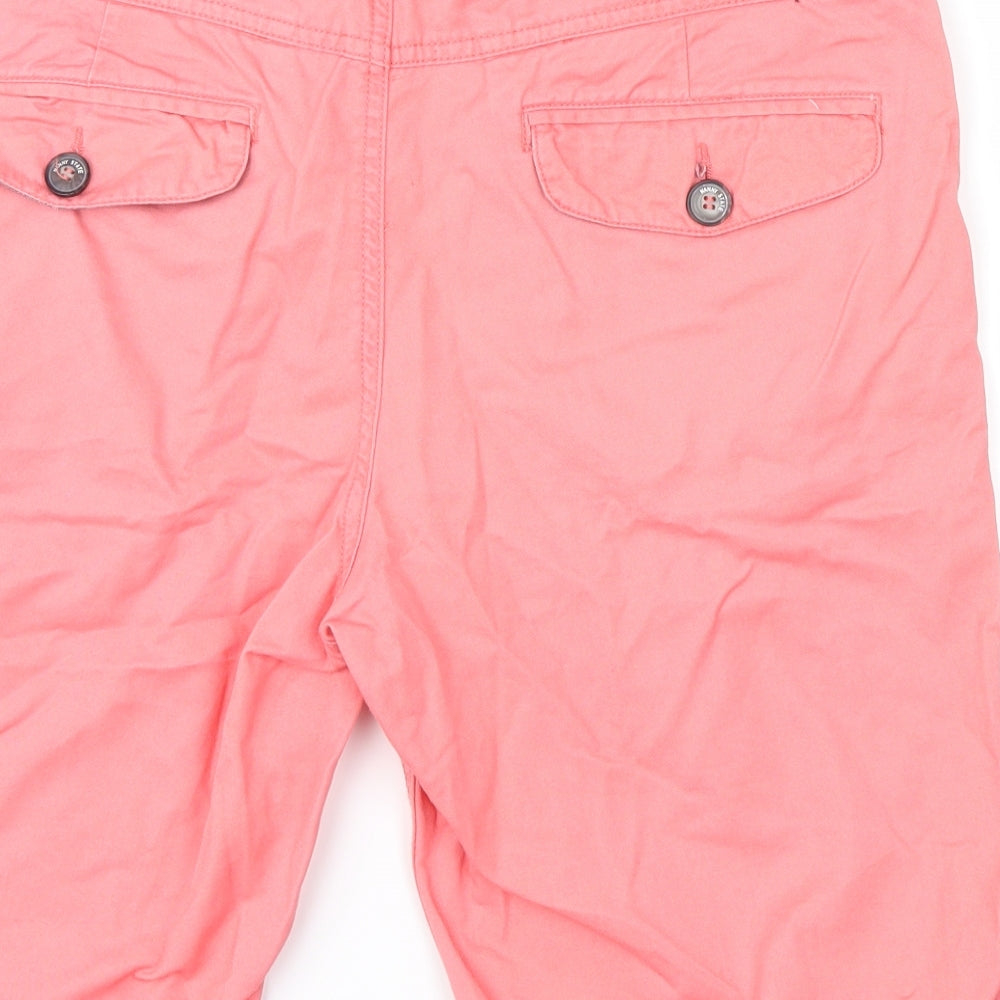 Nanny State Mens Pink Chino Shorts Size 32 in