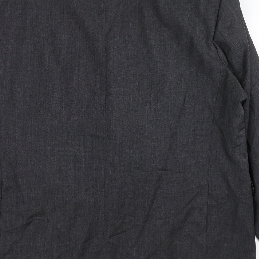 Guy Laroche Mens Grey Jacket Blazer One Size - Padded Shoulders
