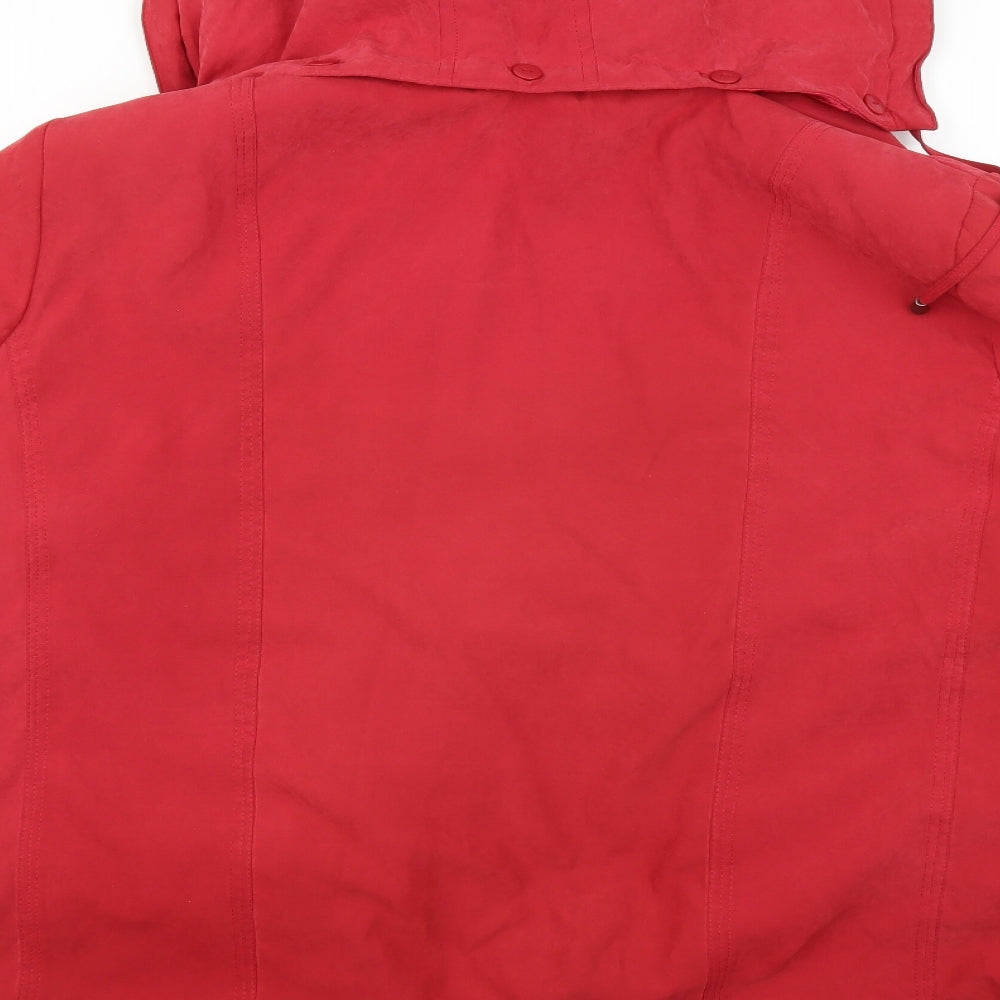 BM Womens Red Jacket Coat Size XL