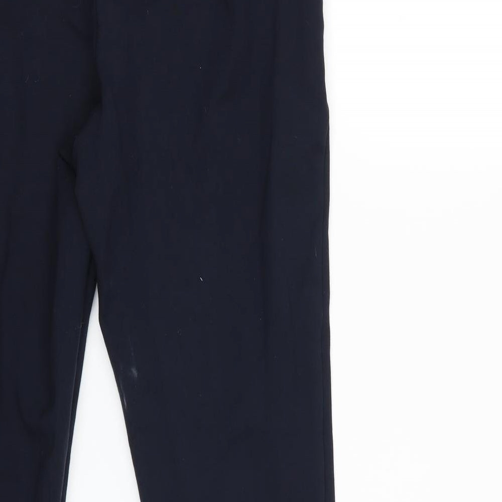 Marks and Spencer Womens Blue Trousers Size 10 L25 in