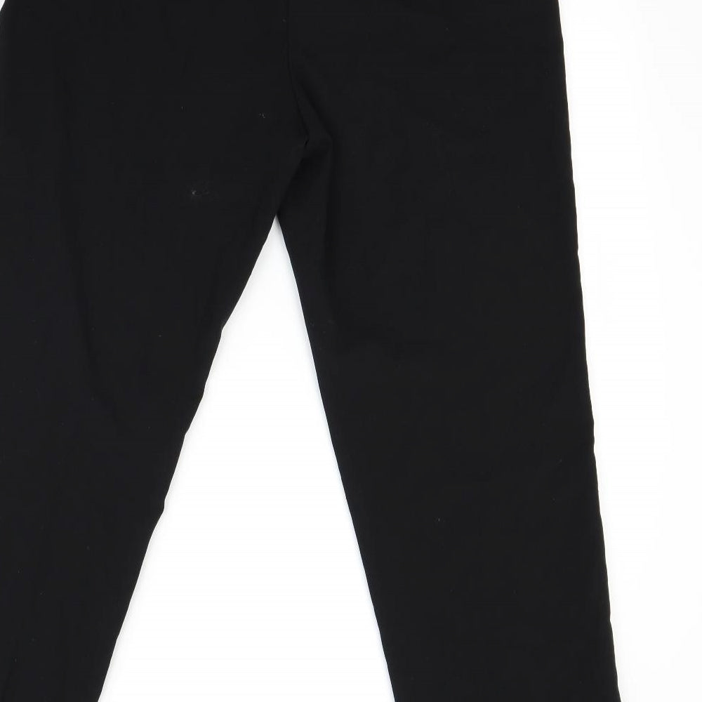 Marks and Spencer Womens Black Trousers Size 14 L26 in