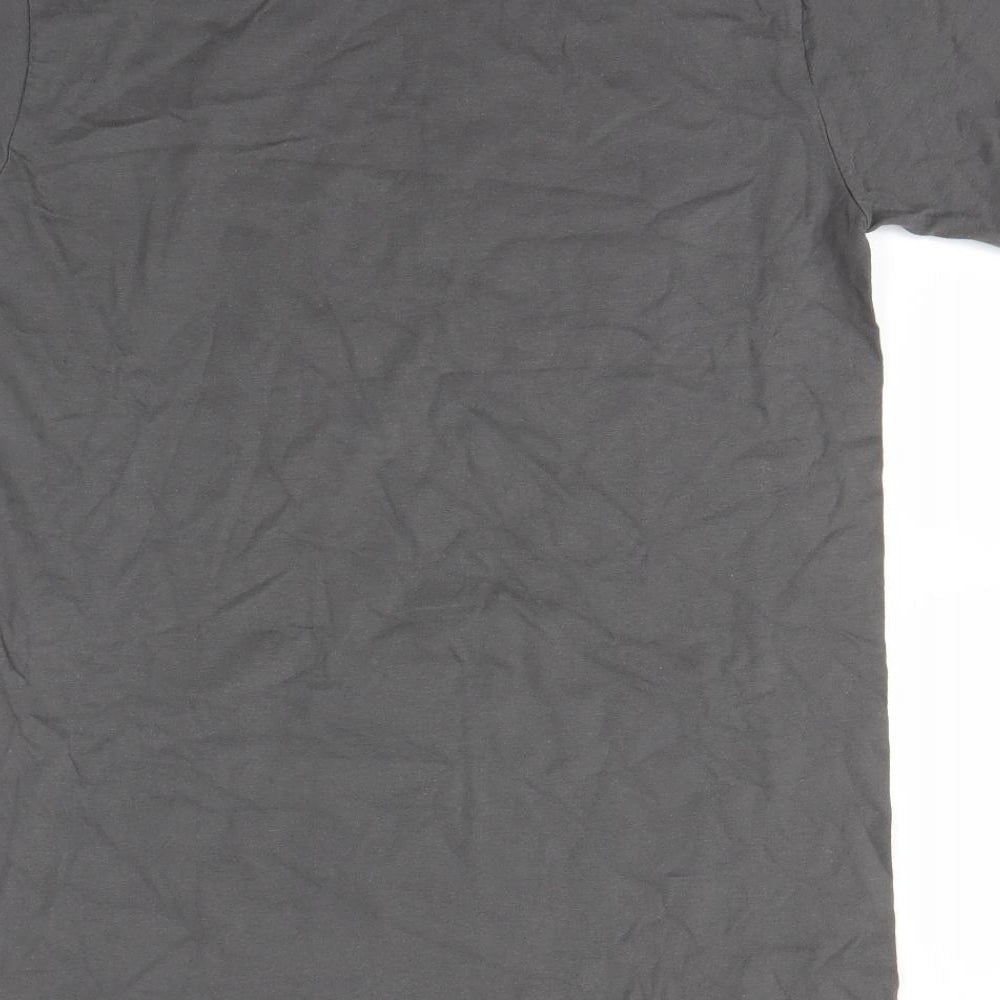 Gildan Mens Grey T-Shirt Size S