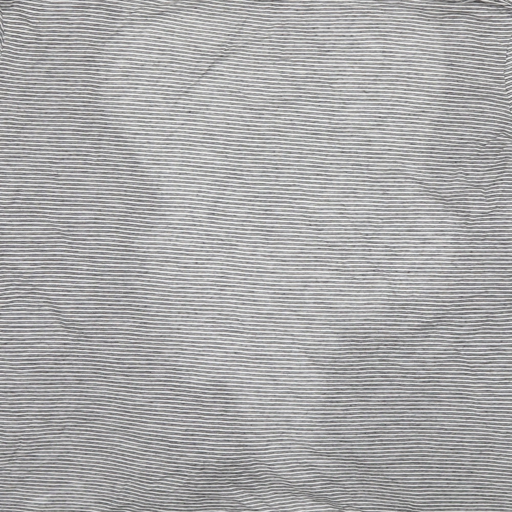Topshop Womens Grey Striped Cardigan Jumper Size 10