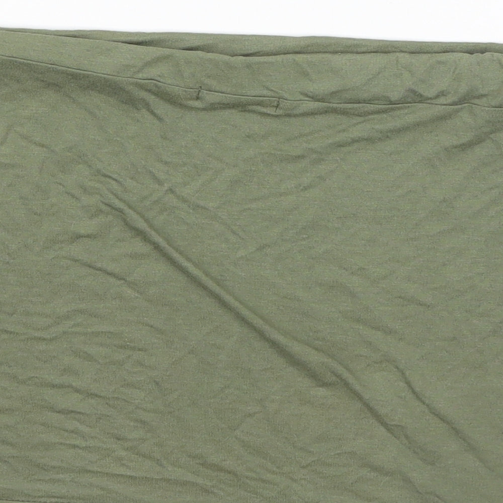 boohoo Womens Green Mini Skirt Size 6