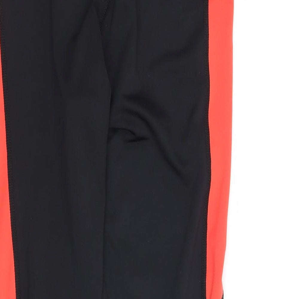 Workout Womens Black Capri Leggings Size 8 L20 in