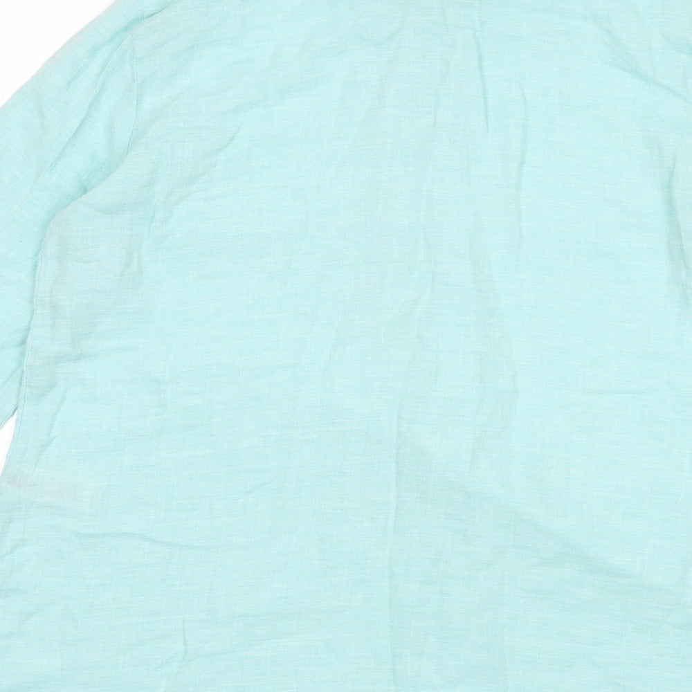 Marks and Spencer Womens Blue Basic Blouse Size 8