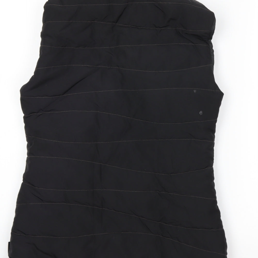 DECATHLON Womens Black Gilet Coat Size XS