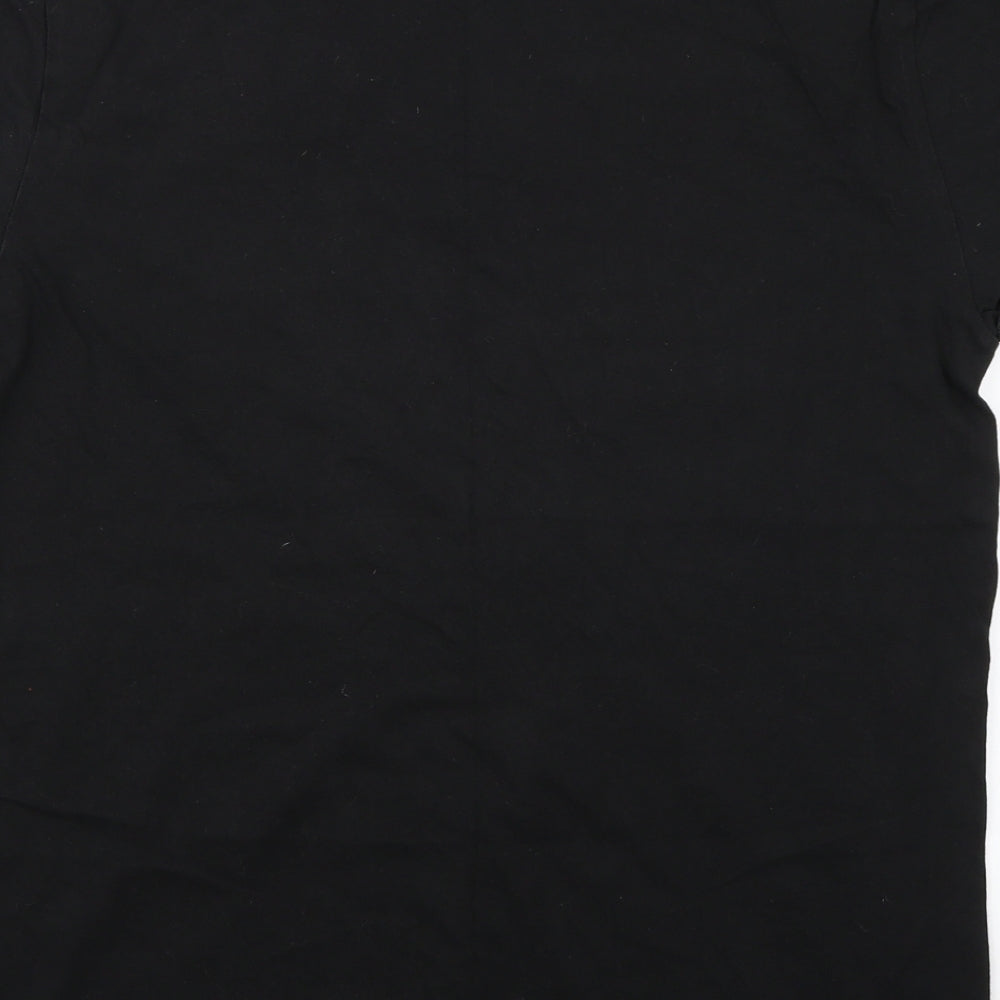 TU Womens Black Basic T-Shirt Size M