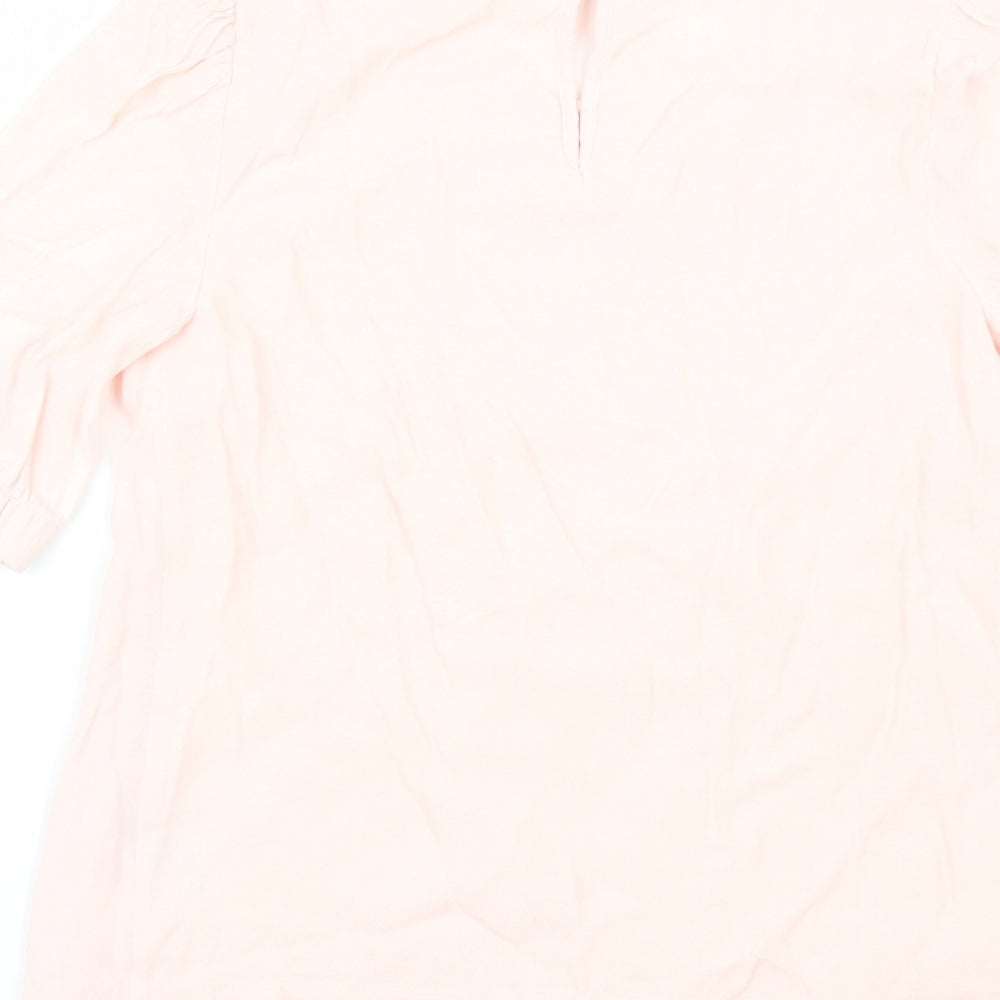Marks and Spencer Womens Pink Tunic Blouse Size 8