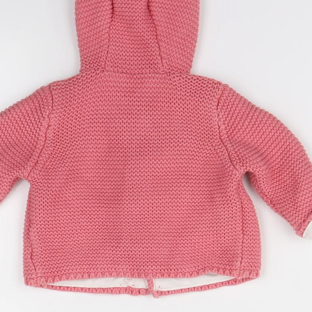 M&S Orange Jacket Size 0-3 Months