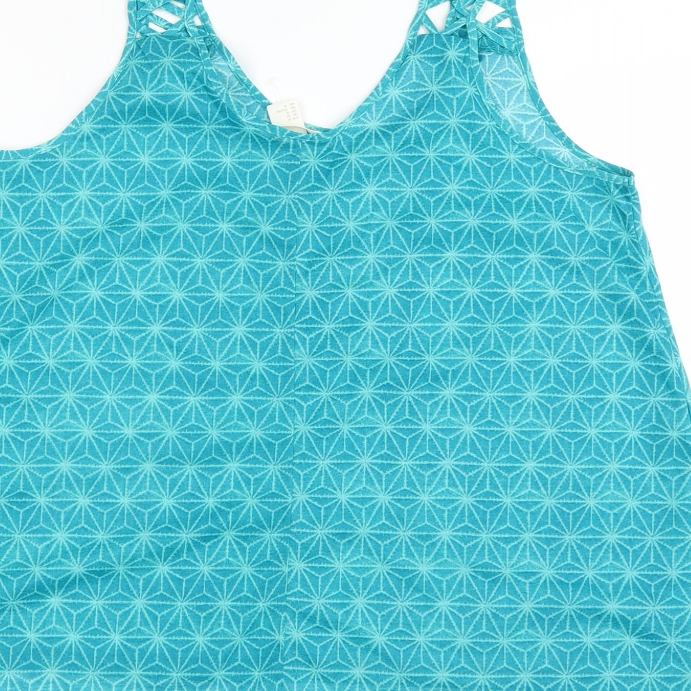 H&M Womens Blue Basic T-Shirt Size M