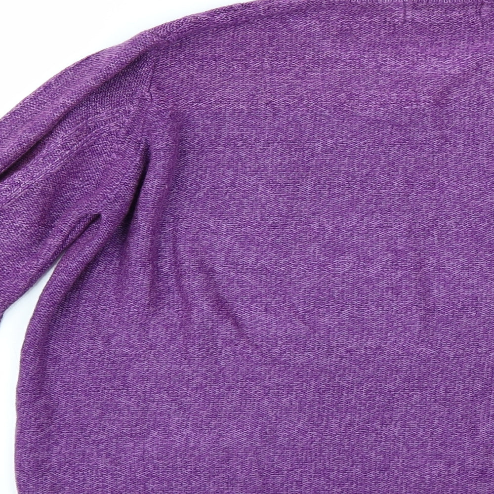 EWM Womens Purple Pullover Jumper Size M