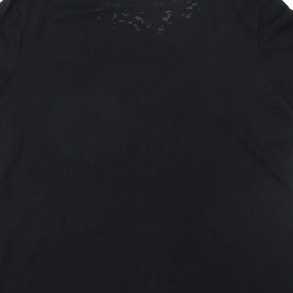 Sainsburys Womens Black Basic T-Shirt Size 12