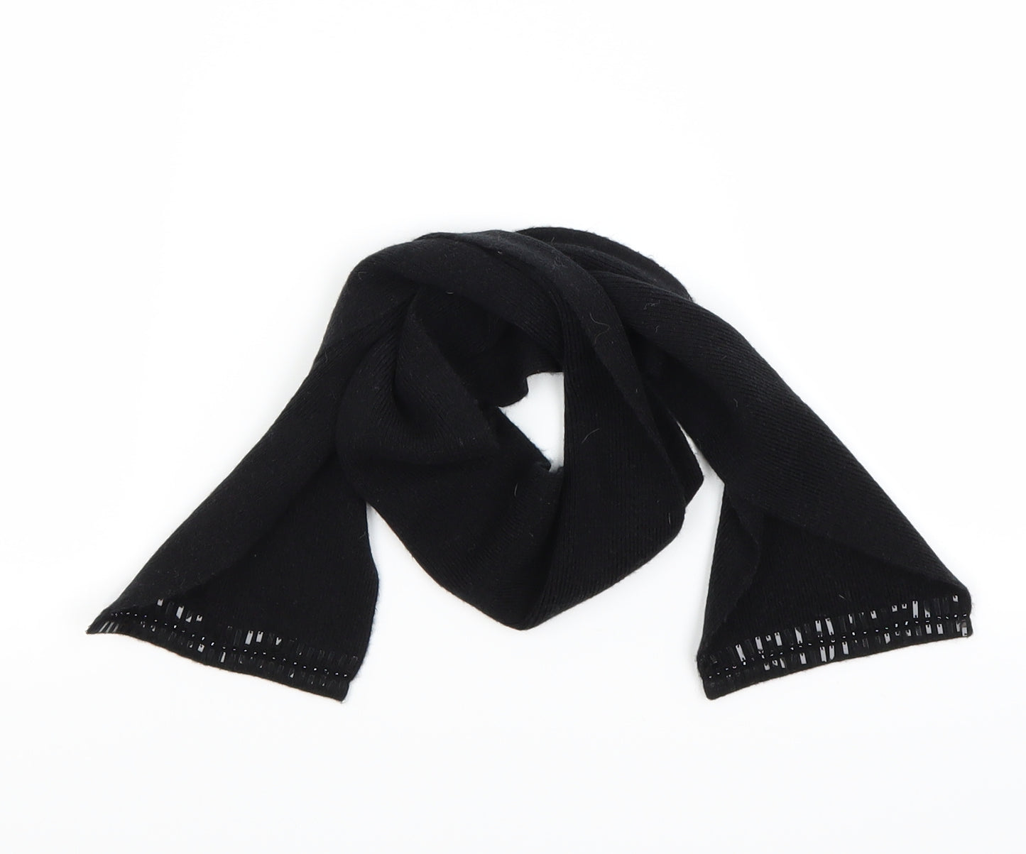 Preworn Womens Black Scarf