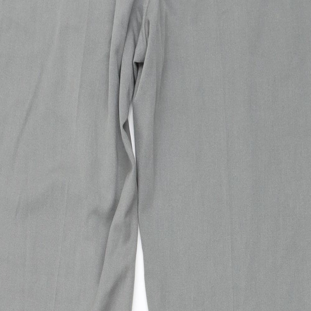 Marks and Spencer Womens Grey Trousers Size 12 L25 in