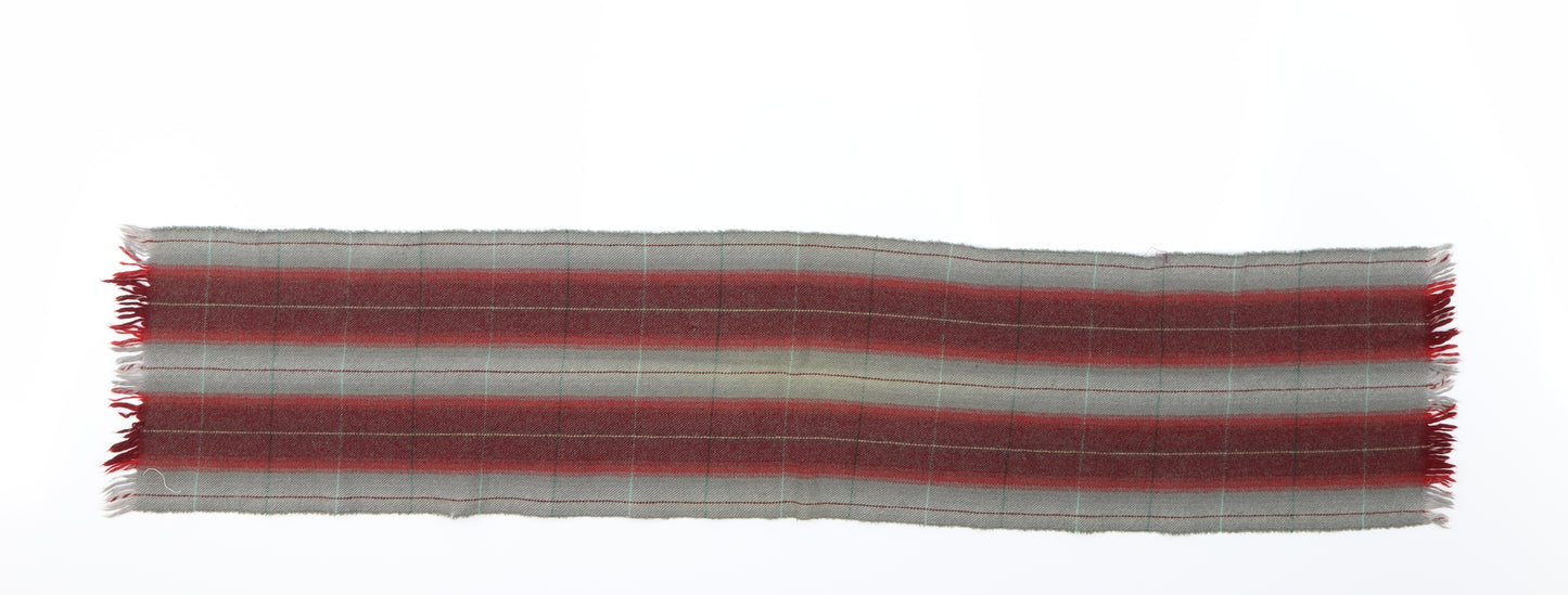 Preworn Green Check Scarf
